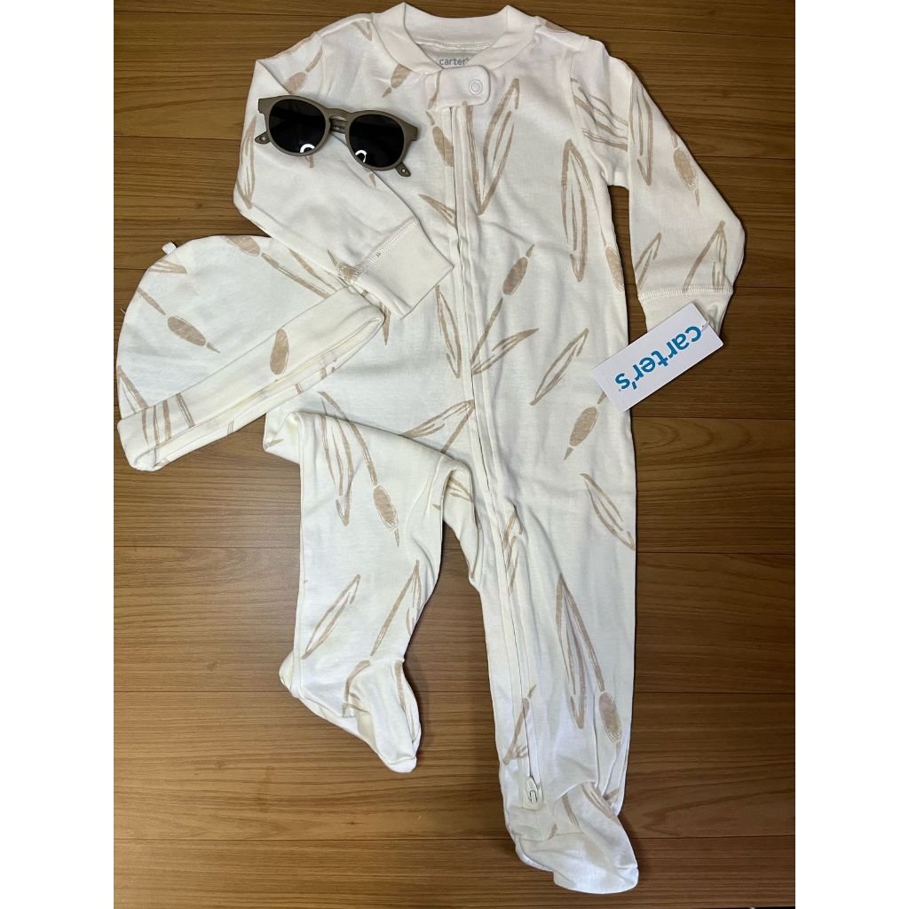 Macacão de Bebê com Touca | Tamanho 9M | Unissex | Produto Importado - Qualidade Carters em Oferta na Shopee
