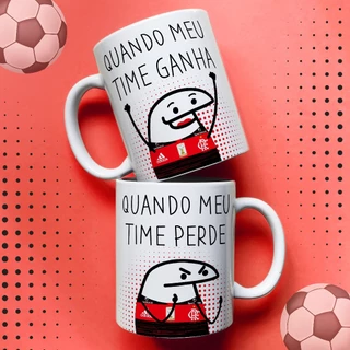 Caneca personalizada Flork torcedor Varios Times