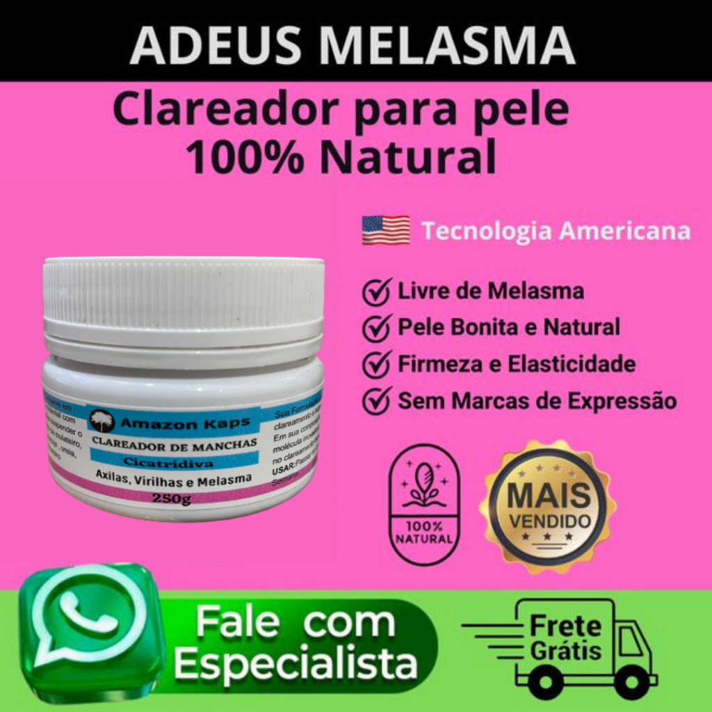 Esfoliante Clareador de Pele - Amazole Cicatridiva 250g | Shopee Brasil