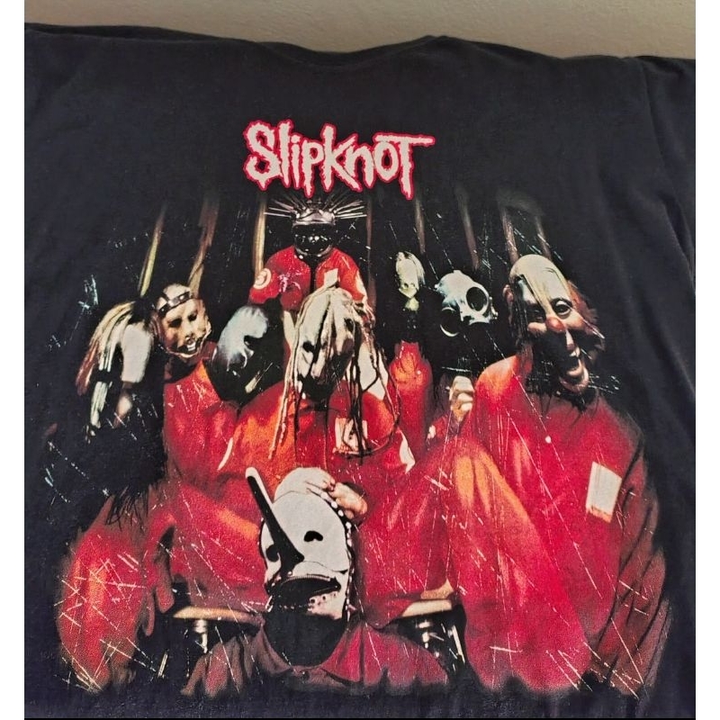 Rock Off Officially Licensed Products Slipknot The End, So Far Group Photo - Camiseta Oficial Unisex Para Hombre, Negro