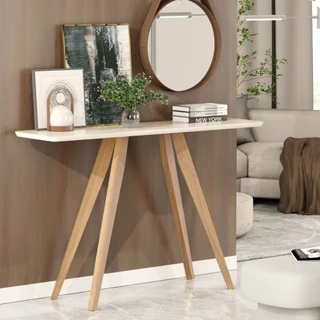 Aparador Decorativo Moderno com Pés em Madeira Mesa de Apoio para Sala de Estar Hall ou Escritório em Oferta na Shopee
