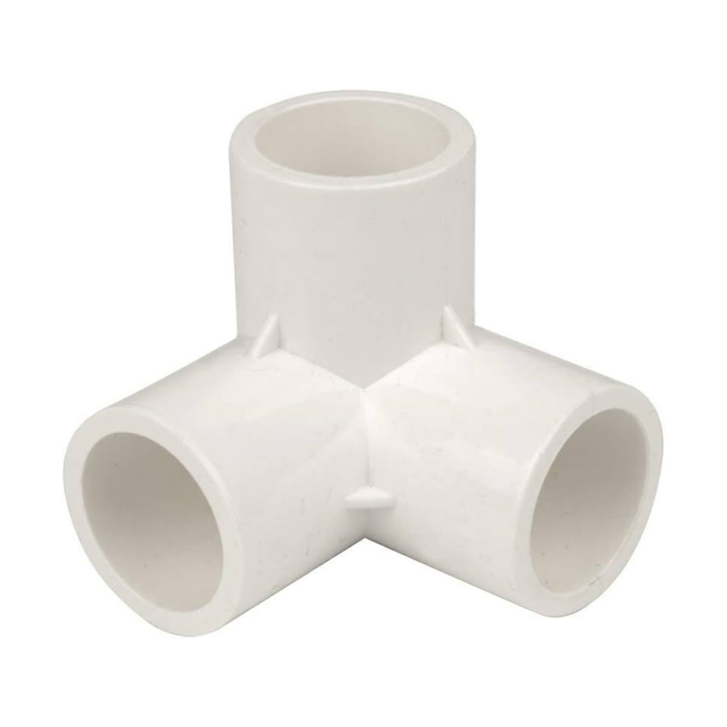 Conexão Tubo Curva 3 Saidas Pvc 3 Way T Em 90 Graus | Shopee Brasil
