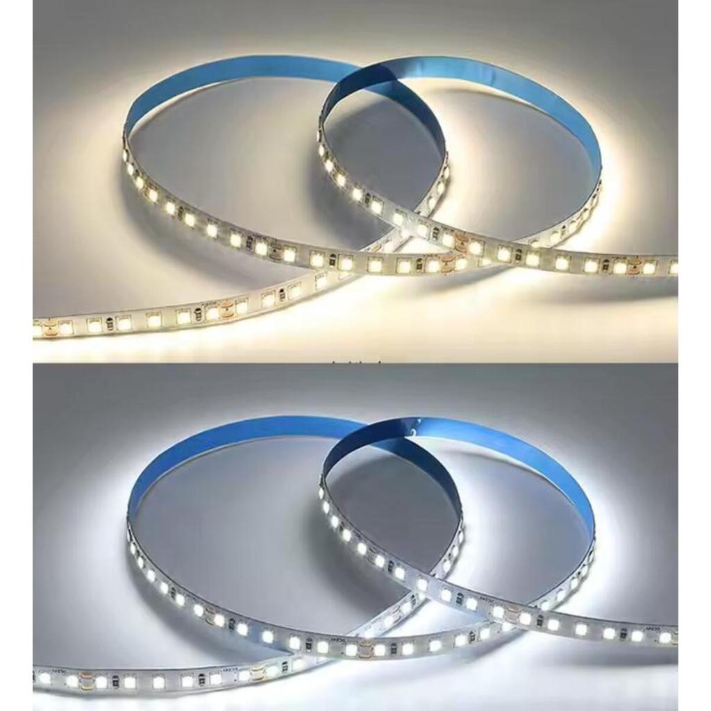 Fita LED 5m 12v 120L Quente 3000k e Branco Frio 6000k | Shopee Brasil