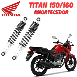 Par Amortecedor Titan 150 -160 Fan 150 - 160 Start 150 - 160 - ano 2000 a 2024 - Padrão Original em Oferta na Shopee