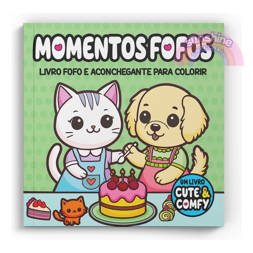 Cute & Comfy Coloring Book for Adults - Bold Easy - Livro de Colorir ...