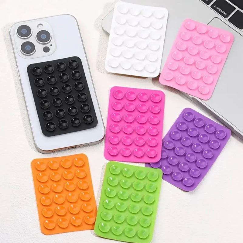 Kit 2 Suportes de Silicone com Ventosas para Celular
