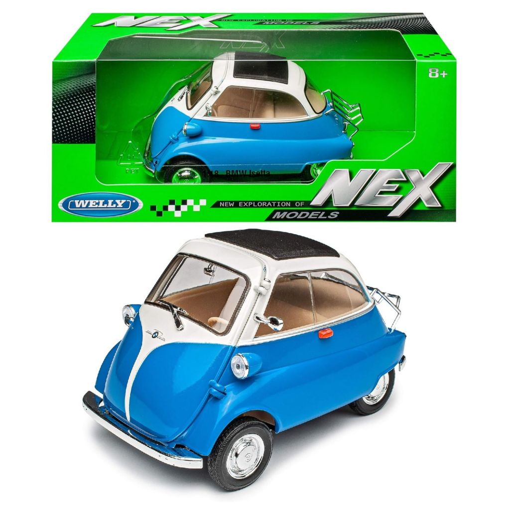 BMW Isetta ミニカー ミントグリーン 1/18 BMW Romi Isetta - Nex Models - 1/18 - Welly | Shopee Brasil