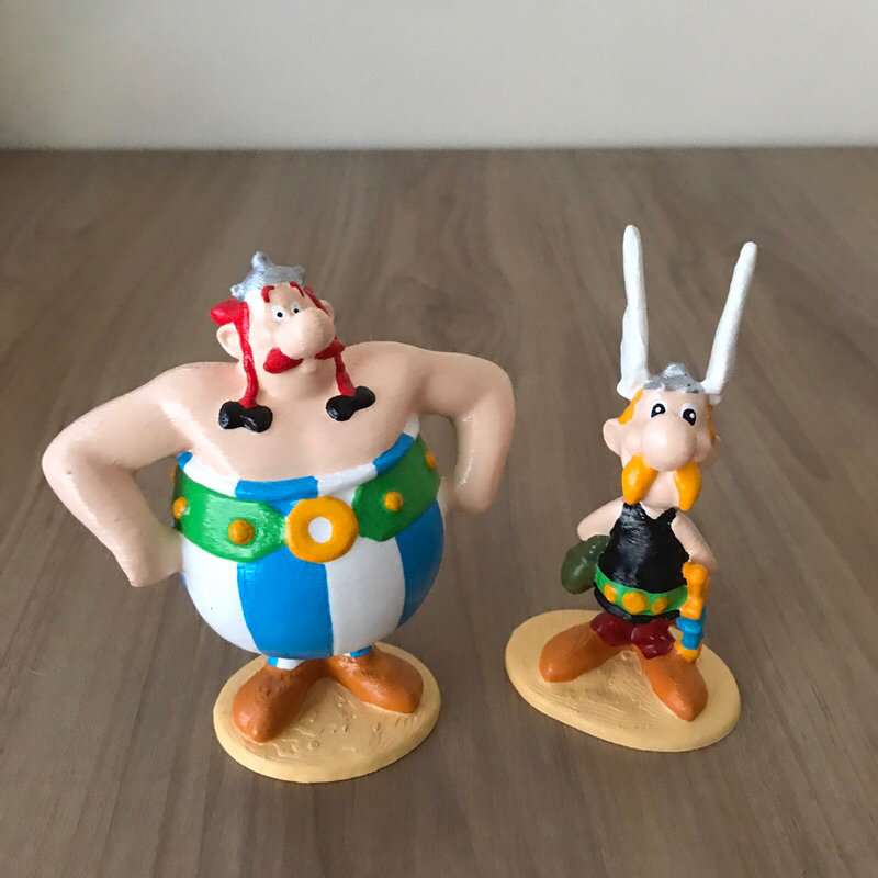 Figurine Astérix Et Panoramix Lansay 2007 - Collection Astérix