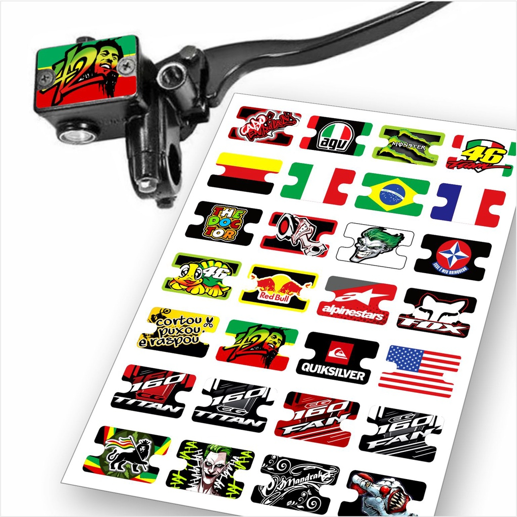 Cartela 28 Adesivos 
