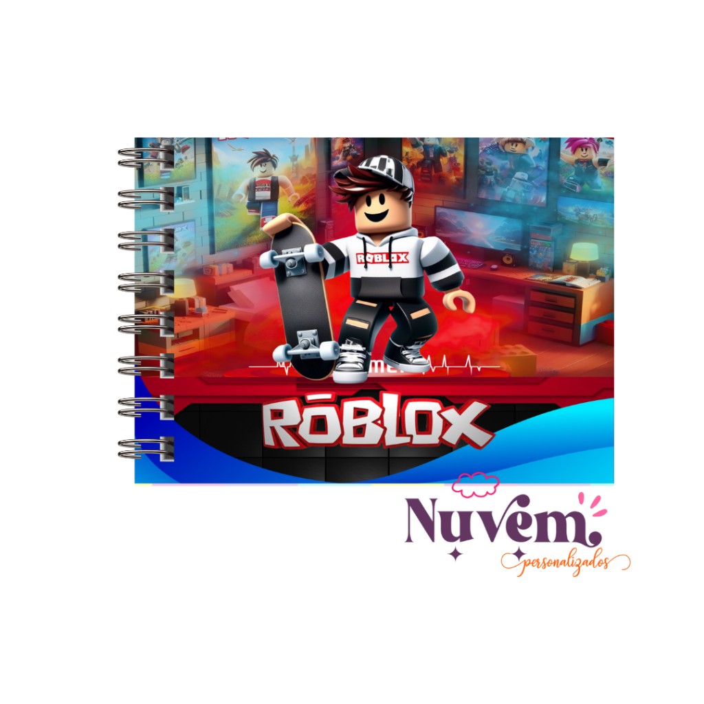 Livro de Colorir Roblox, Envio Imediato ,Estilo Bobbie Goods ,Capa Dura ...
