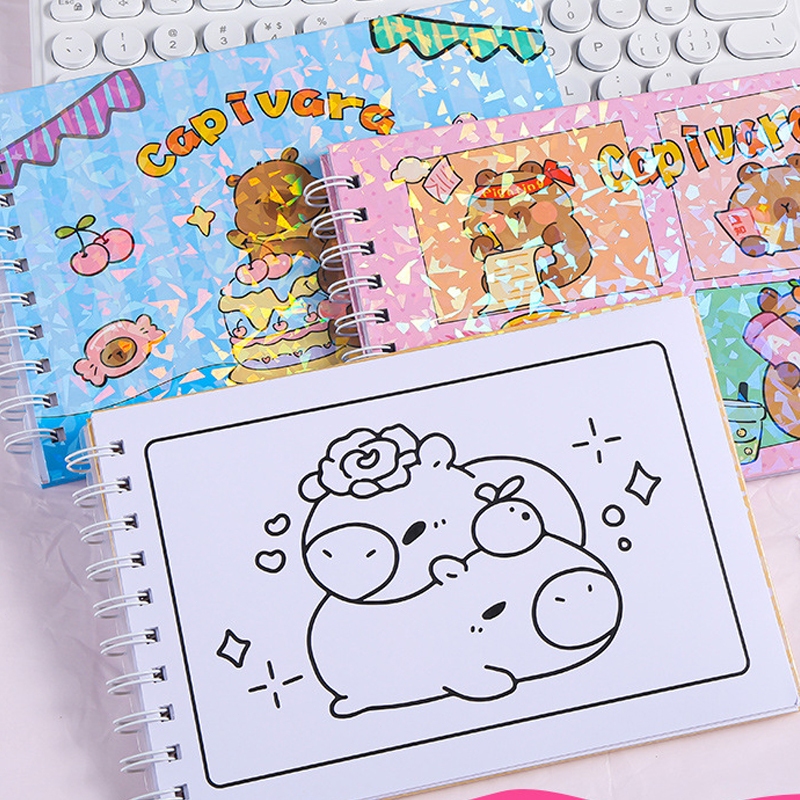 livro de Colorir fofo infantil caderno de desenho Livro para colorir ...