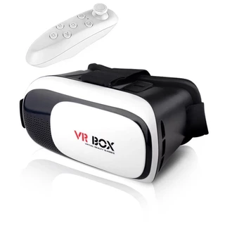 VR Box Oculos 3d Realidade Com Controle Virtual Celular Video Filme Jogos Cardboard