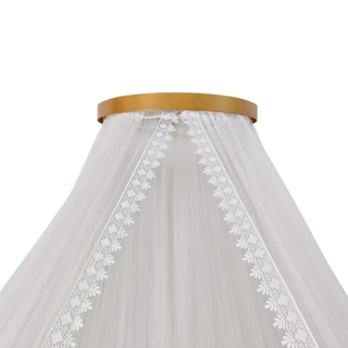 Dossel liso com mosquiteiro tule em Oferta na Shopee