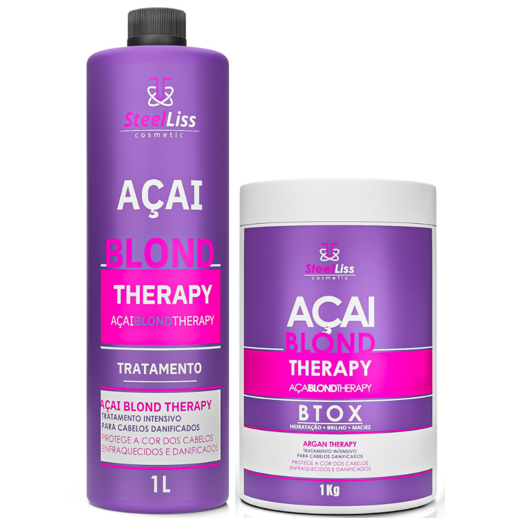 Progressiva + Btox Açaí Blond Matizador | Shopee Brasil