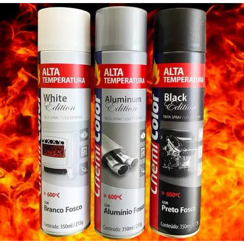 Tinta Splay alta temperatura 350ml | Shopee Brasil