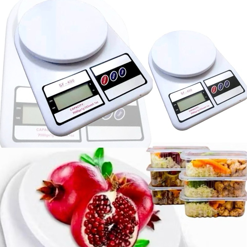 Balança Digital de Cozinha Alimentos Alta Precisão 1g a 10Kg SF400 ...