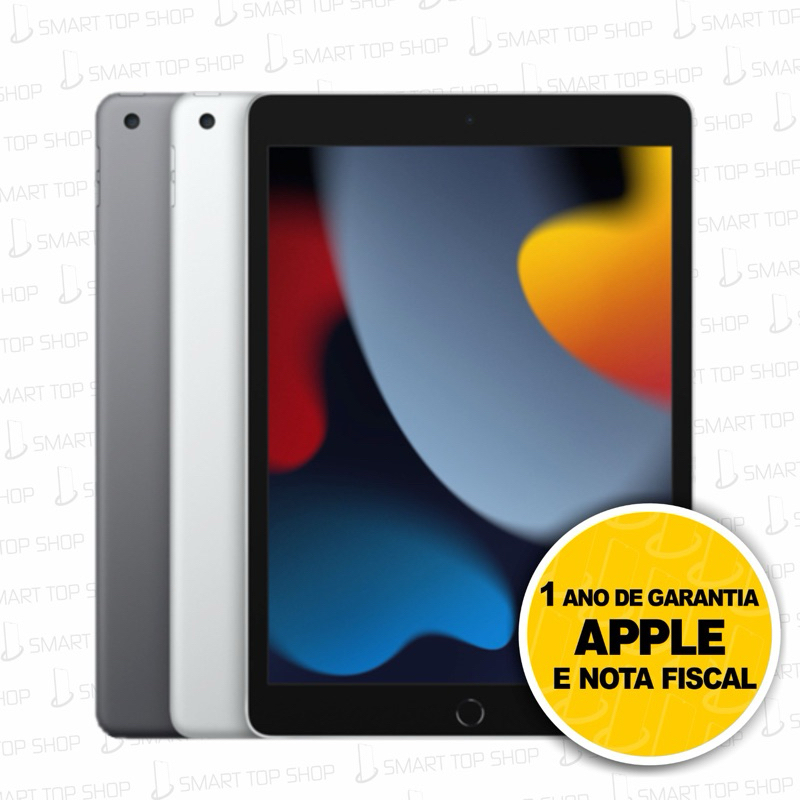 Apple iPad 9 Geração 64GB 256GB Wi-fi 2022 Tela 10,9 Original Novo