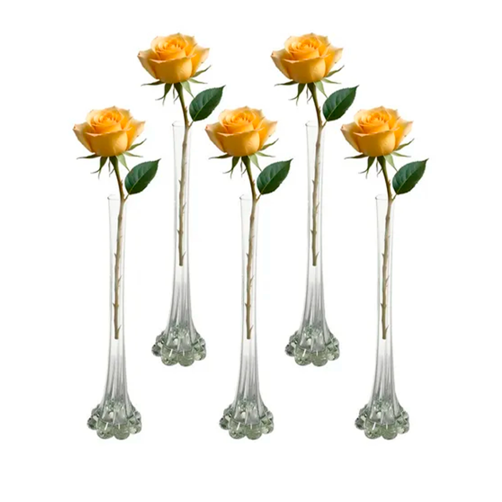 20 Vaso Solitário Vidro Para Centro de Mesa Festa Casamento 25cm ...