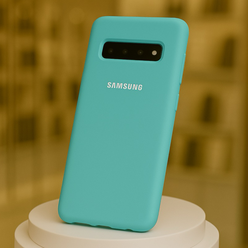 Capinha de silicone premium para Samsung S10 com interior aveludado | Proteção e elegância | Envio imediato