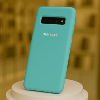 Capinha de silicone premium para Samsung S10 com interior aveludado | Proteção e elegância | Envio imediato