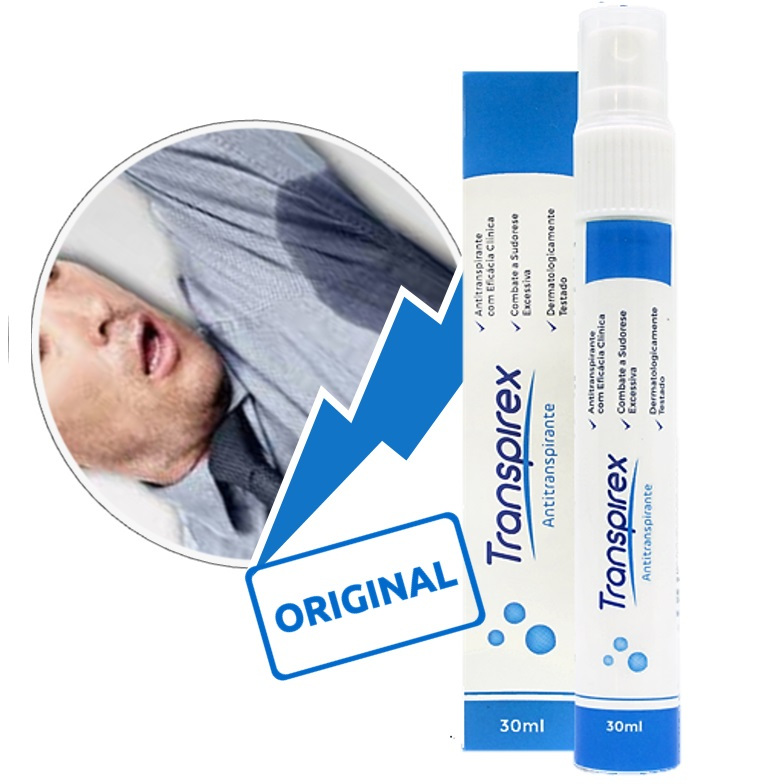 Transpirex 30ml 100% Original Hiperidrose Desodorante antitranspirante ...