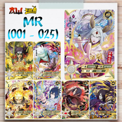 Cartas Naruto Kayou | MR (001~025) | CARTAS AVULSAS | Shopee Brasil