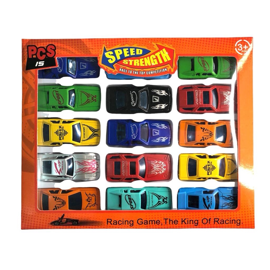 Kit Com 30 Carrinhos Coloridos Coleção Carros De Brinquedo Colecionador Menino