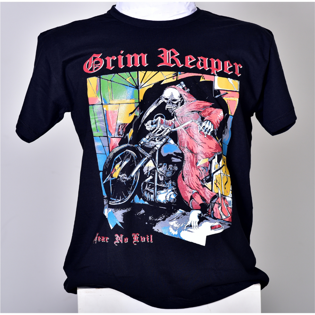 Camiseta Grim Reaper Fear No Evil | Shopee Brasil