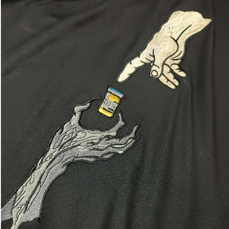 Camiseta Oversized trembolona Bordada trenbolone Academia Treino 100% Algodão