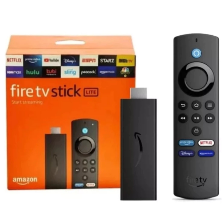 Fire Tv Stick Lite 2ª Geração Amazon Controle Remoto Por Voz Com Alexa ...