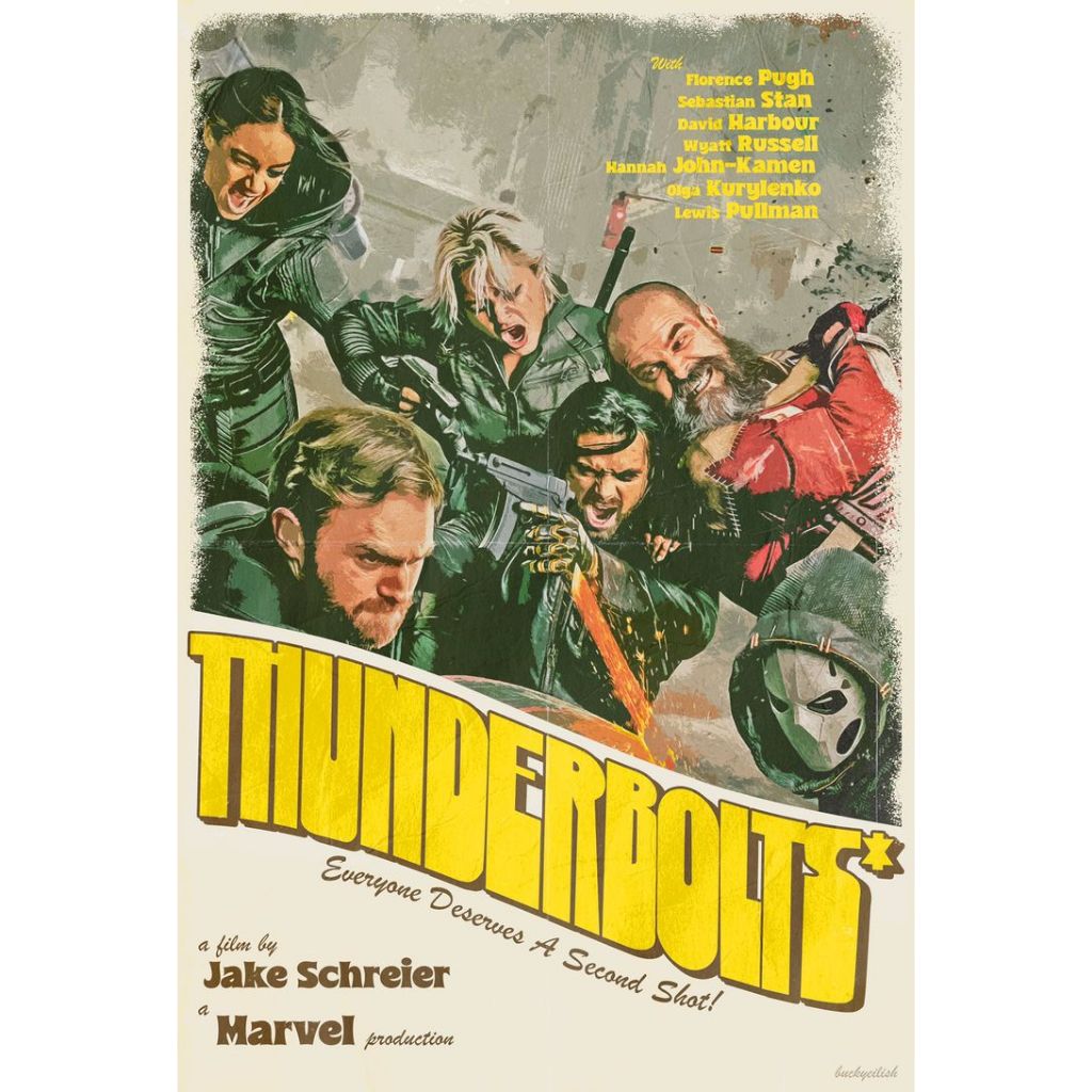 Poster Thunderbolts - Filme - Malvel - Thunderbolts | Shopee Brasil