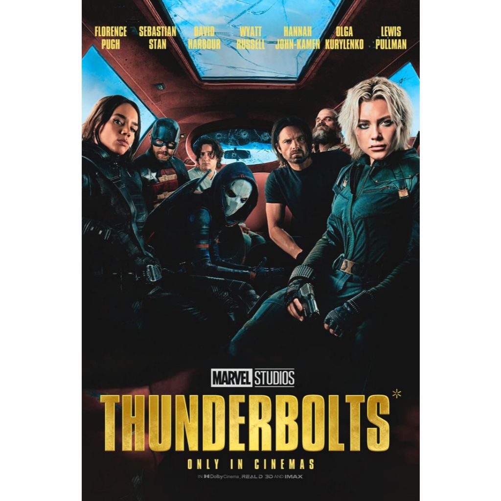 Poster Thunderbolts - Filme - Malvel - Thunderbolts | Shopee Brasil
