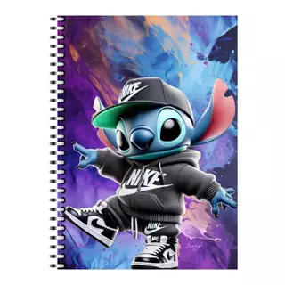 Caderno Lilo E Stitch | 1 10 15 E 20 Matérias | Capa Dura Luxo Escolar E Faculdade | Tema Disney Encantador
