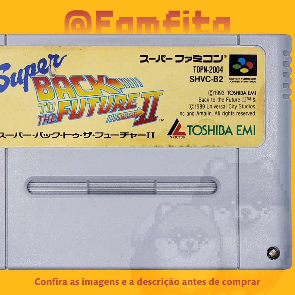 Super Back to the Future Part II 🔥 Super Famicom Cartucho