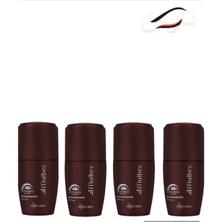 Kit c/4un.: Rollon Roll-on Antitranspirante O Boticário Malbec 55ml cada em Oferta na Shopee
