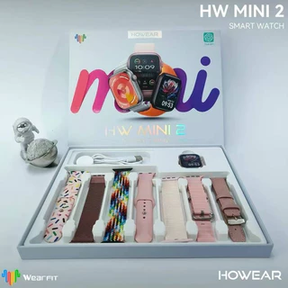 smartwatch HWmini2 (41mm) - Kit com 7 Pulseiras - Compatível iPhone/Android - Relógio Esportivo**