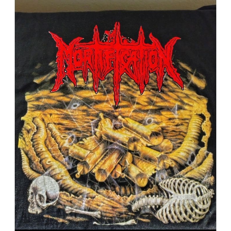 Camiseta Mortification - Scrolls Of The Meggiloth | Shopee Brasil