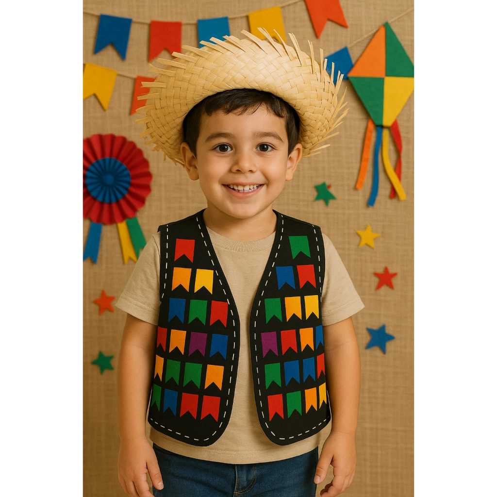 Colete de Festa Junina em Oferta Shopee 2025