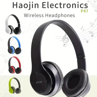 Fone P47 Headphone Sem Fio Estéreo Redução de Ruídos Bluetooth 5.0 Universal