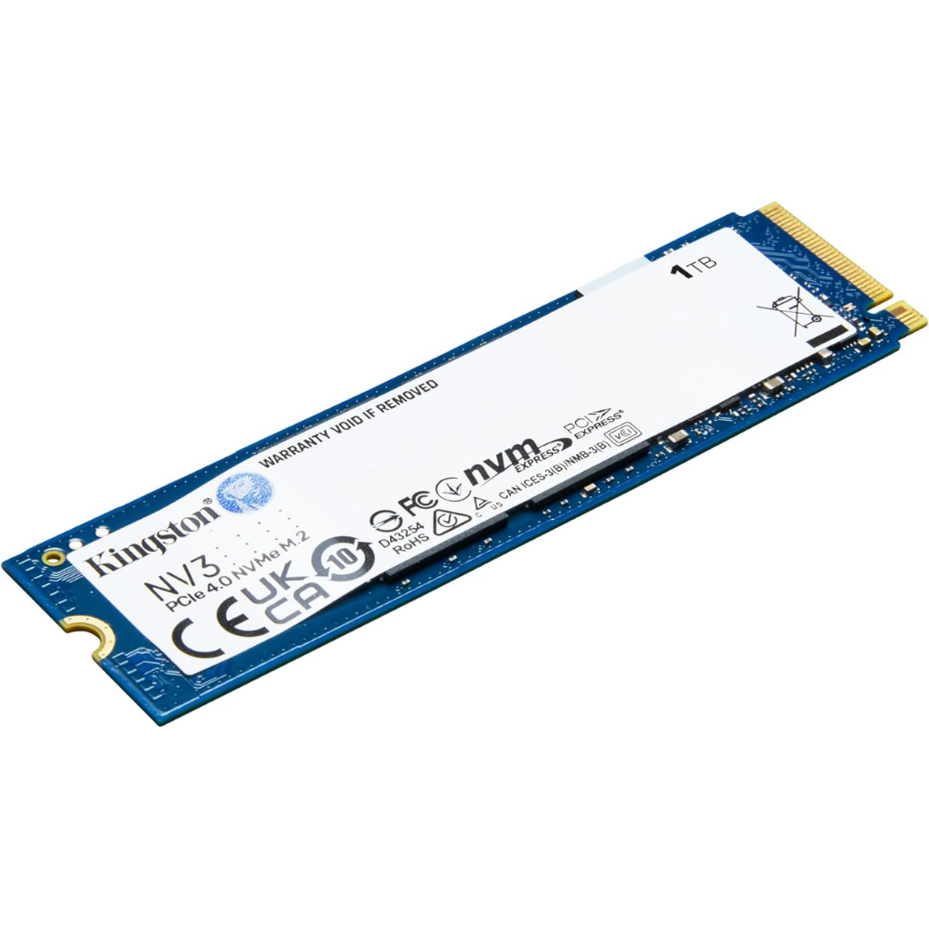 Kingston NV3 1TB M.2 2280 NVMe SSD | PCIe 4.0 Gen 4x4 | Up to 6000 MB/s | SNV3S/1000G 1tb