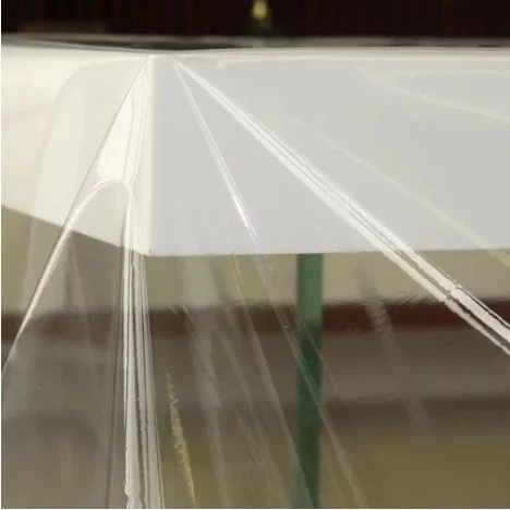 Toalha de Mesa Cristal Plástica Térmica Transparente Quadrada Para 2, 4, 6, 8 e 10 Lugares — foto 4 de 5