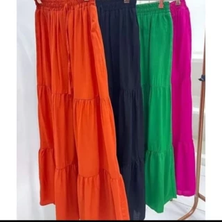 saia longa 3 Maria babados Plus Size P ate G3