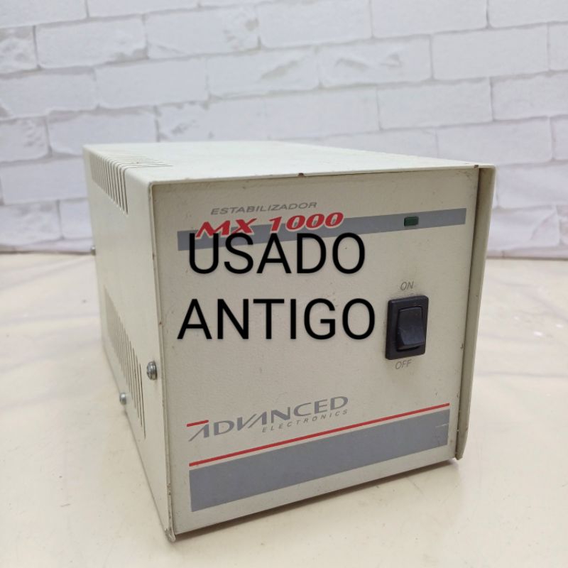 Estabilizador antigo MX1000 Advanced 110v ( usado) | Shopee Brasil