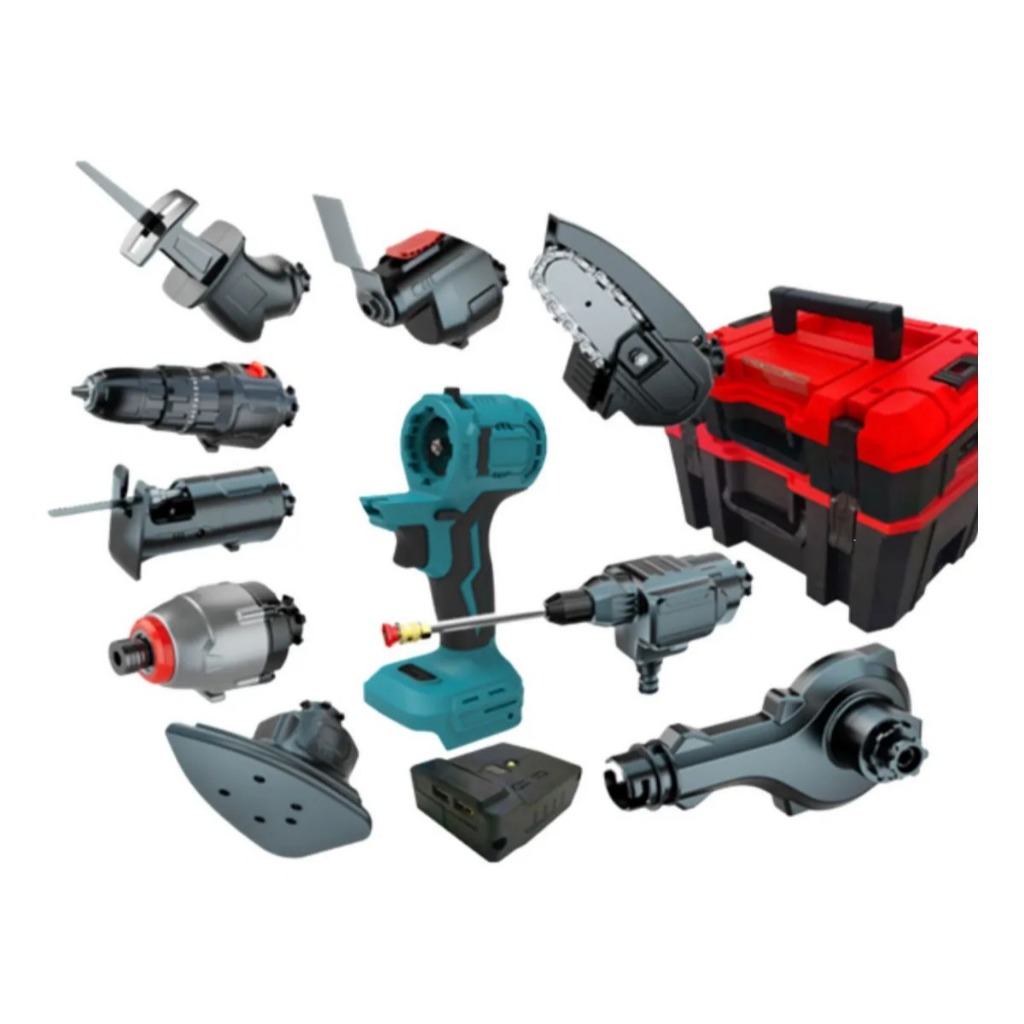 Furadeira A Bateria Multifuncional 9 Em 1 Importway 21v