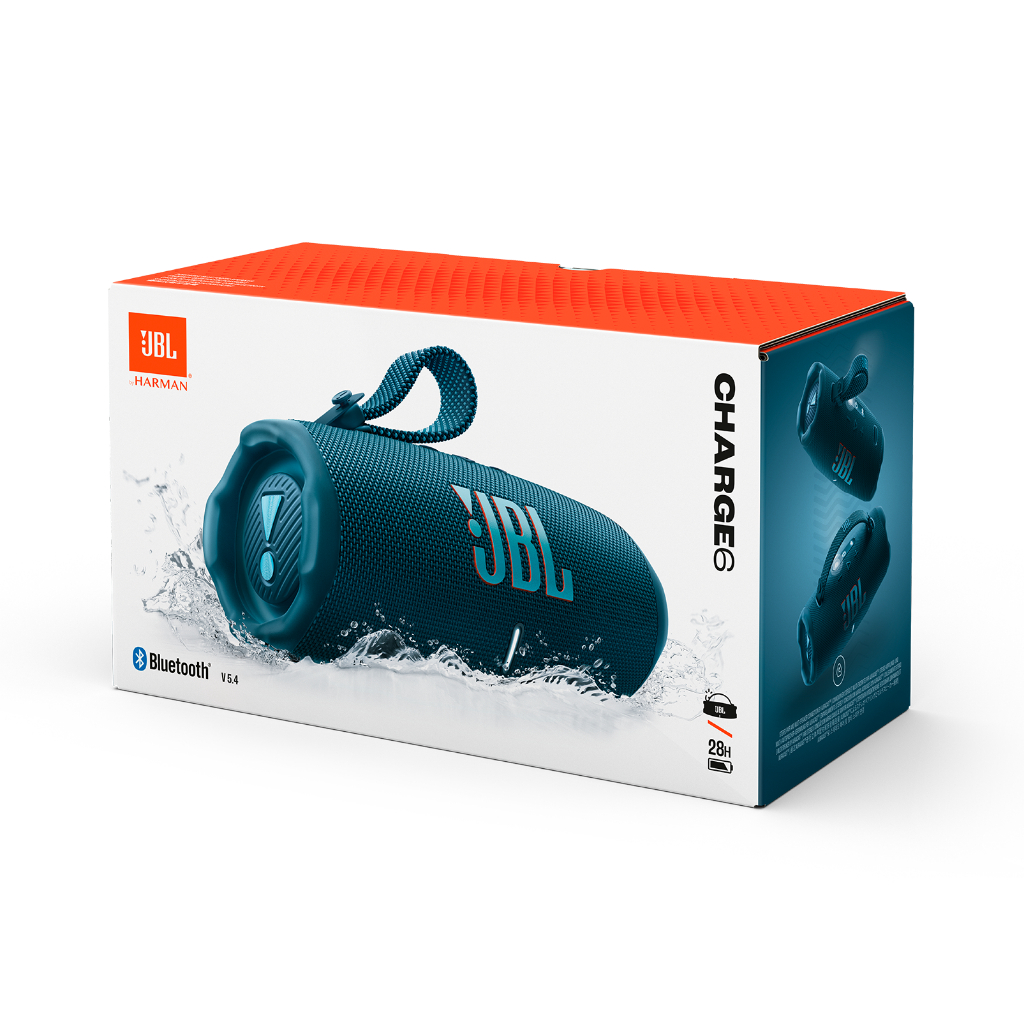 Caixa Som Portatil Jbl Charge 6 Bluetooth Preta Bi Volt 127/220v