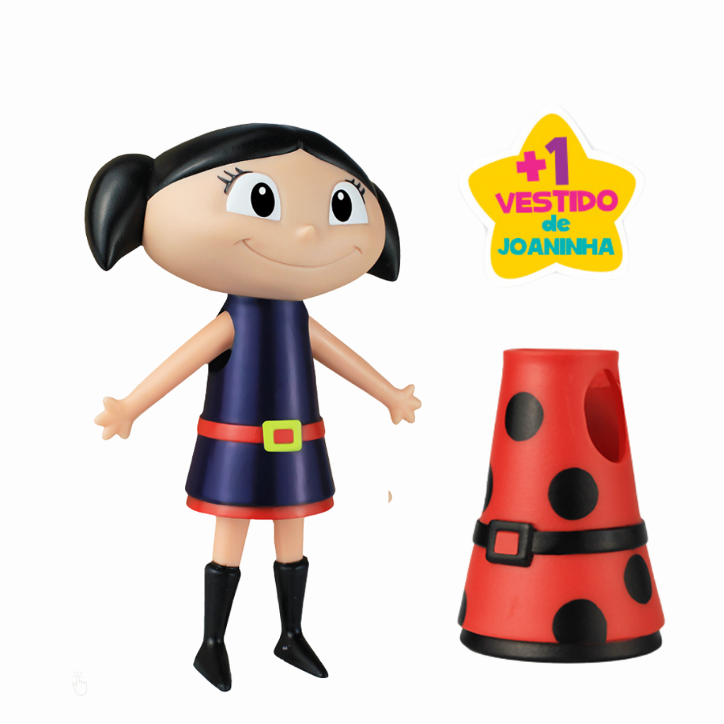 Boneca Luna Joaninha O Show da Luna Articulada Vinil 20cm Cardoso Toys ...