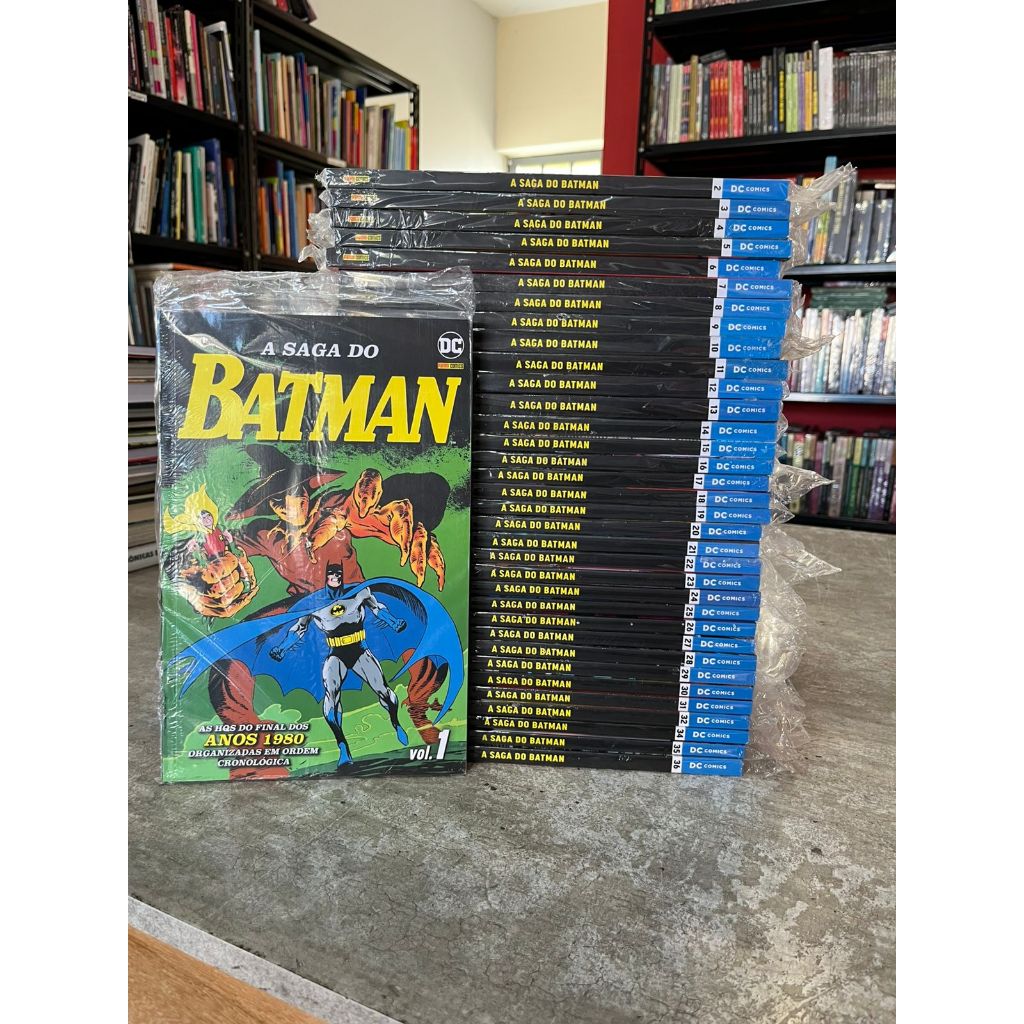 A Saga do Batman: Completo (36 Volumes Vendidos separados) 1º Série