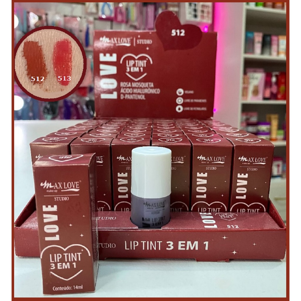 Lip Tint 3x1 - Rosa Mosqueta + Ácido Hialuronico + D Pantenol