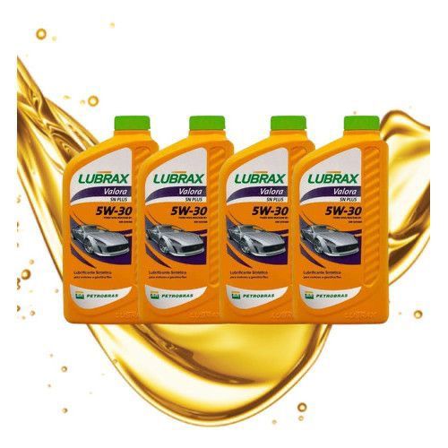 Óleo Lubrax Valora Plus 5w30 Kit com 4 Óleos Lubrificante Sintetico ...