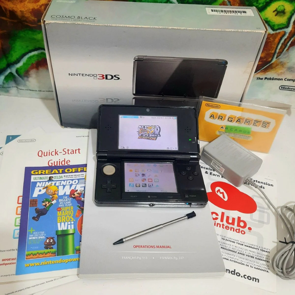 Nintendo 3ds Cib Completo Com Jogo